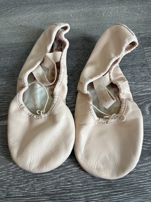 Capezio Leather ''Ballet Pink'' Flat Ballet Shoes 7.5W