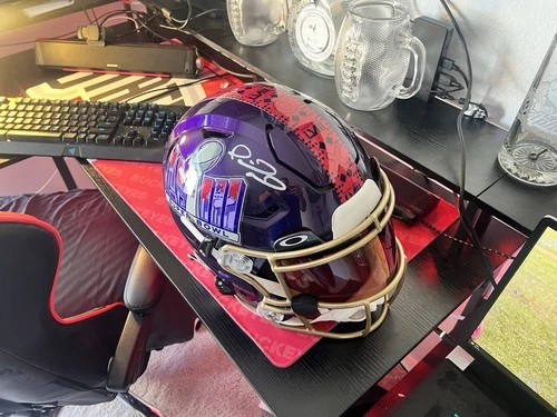 Patrick Mahomes Signed Super Bowl Speedflex Helmet
