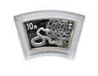 2013 Year of the Snake 1 Ounce Silver  Proof Coin 10 Yuan Fan Shaped 99.9 Coin