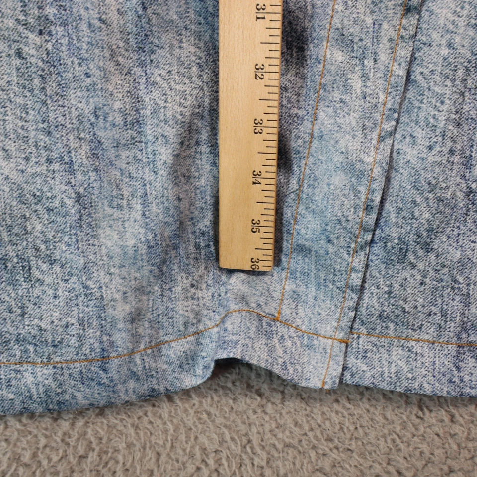 Falda Larga Diesel O-Datura Indigo Envolvente Mediana Rara Piedra Ácido Lavado Foto 4 de 4