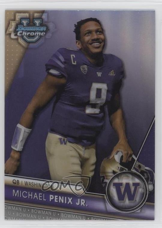 2023 Bowman U Chrome Image Variation SP Michael Penix Jr #184 wc7