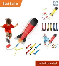 Kids Rocket Launcher - 100 Feet High Shooting Experience with Safe Foam Rockets