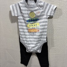 Garanimals 2 Piece Baby Boy SS Shirt And Pants Set 12 M New