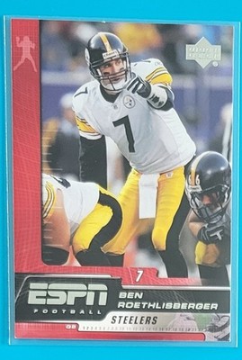 2005 Upper Deck ESPN #77 Ben Roethlisberger Pittsburgh Steelers Football Card 
