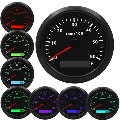 #ad 85MM RPM Tachometer Gauge 6000RPM Automotive Replacement Tachometers 0 6000 R... $52.46