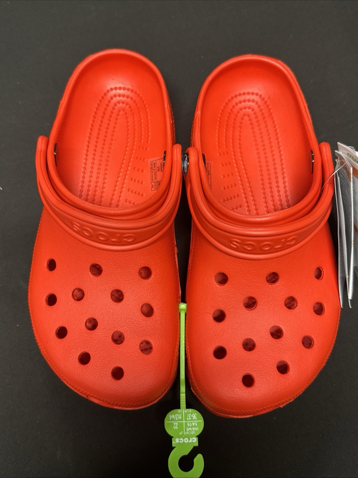 🐊 Original Crocs Classic - Color Red 10 Mens  Fast Shipping New.