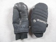 Gordini Mittens Mens Black Med Gore-Tex Thinsulate Leather Palm Ski Snow HEATRAP