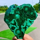 1.23LB Natural glossy Malachite transparent cluster rough mineral sample