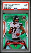 2024 TOPPS RESURGENCE GREEN SURGE #136 CADE STOVER 164/175 PSA 9