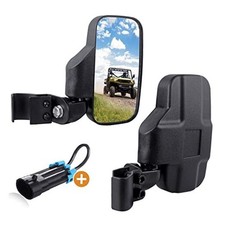 UTV Rear Side View Mirrors Compatible with 2015 Polaris Ranger 570 900 XP