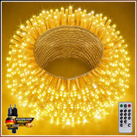 LED Lichterkette AußEn 20M 200LED Warmweiß IP44 Wasserdicht FüR Garten Balkon