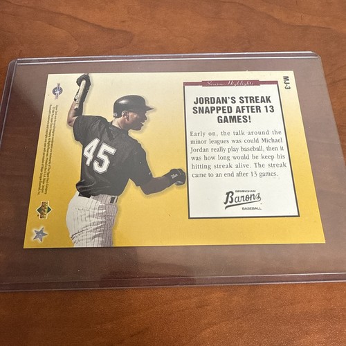 ⚾️1994 Upper Deck MICHAEL JORDAN Baron's ⚾️ Season Highlights Jumbo Card Set - Picture 2 of 2