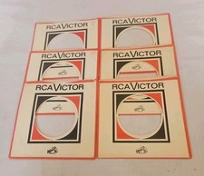 45 RPM 7" RECORD SLEEVES CO. SLEEVE 6 PACK SEE PHOTOS RCA/Victor Records SLV346 