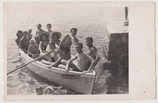 Handsome Young Men Enjoy a Boat Ride by the Beach Shirtless Muscular Bulge Guys