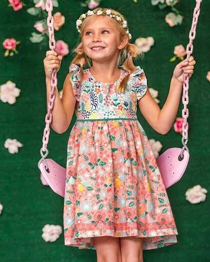 Girls Wildflowers clothing Daydream Believer Fairyland dress size 12 NWT