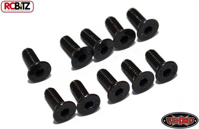 RC4WD Flachkopf Steckschlüsselkappe Schraube M3 x 8 mm (10) Z-S0649 Schraubenschrauben