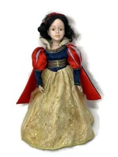 Barbara Lee Porcelain Storybook Collection SNOW WHITE Doll 16"H
