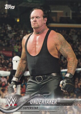 The Undertaker 2018 Topps WWE Card #96A 96 WWF Pro Wrestling