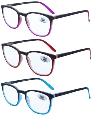 Coole Lesebrille / Lesehilfe MARLEN mit Farbverlauf im farbigen Einstecketui NEU