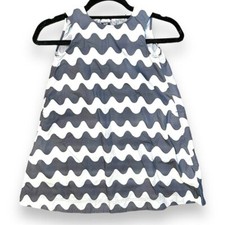 NWOT Uniqlo Girls Grey And White Tank Dress- Size 6