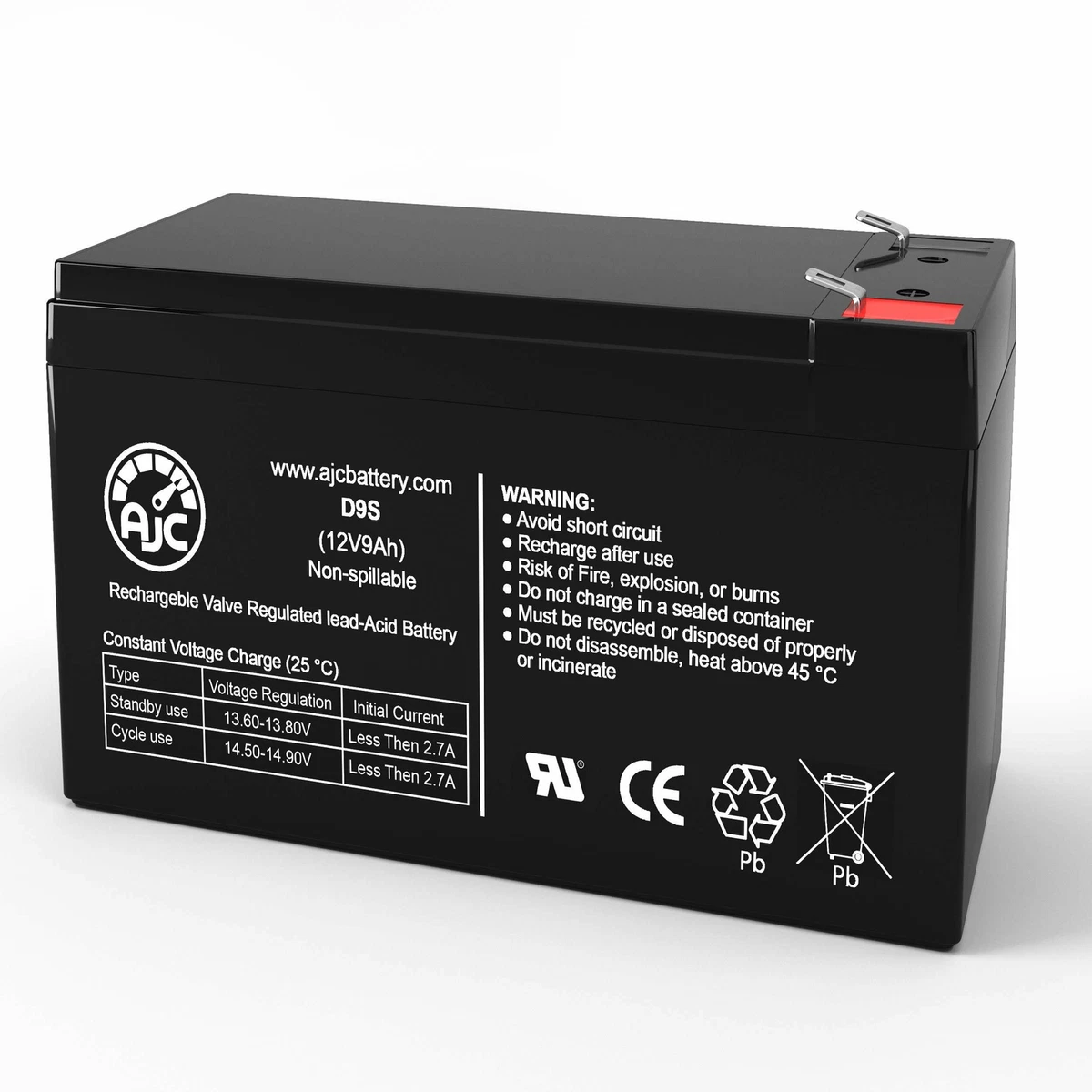 Battery 12v 9 ah deals