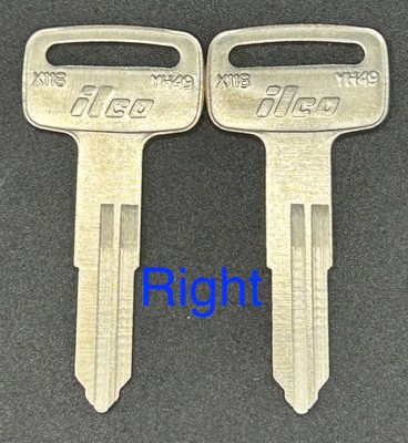 2 ATV Key Blanks Arctic Cat Bombardier Polaris 4 Wheelers Code D32010-D79897 UTV
