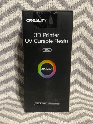 Crealty 3D Printer UV Curable Resin 500g Green (Never Used)