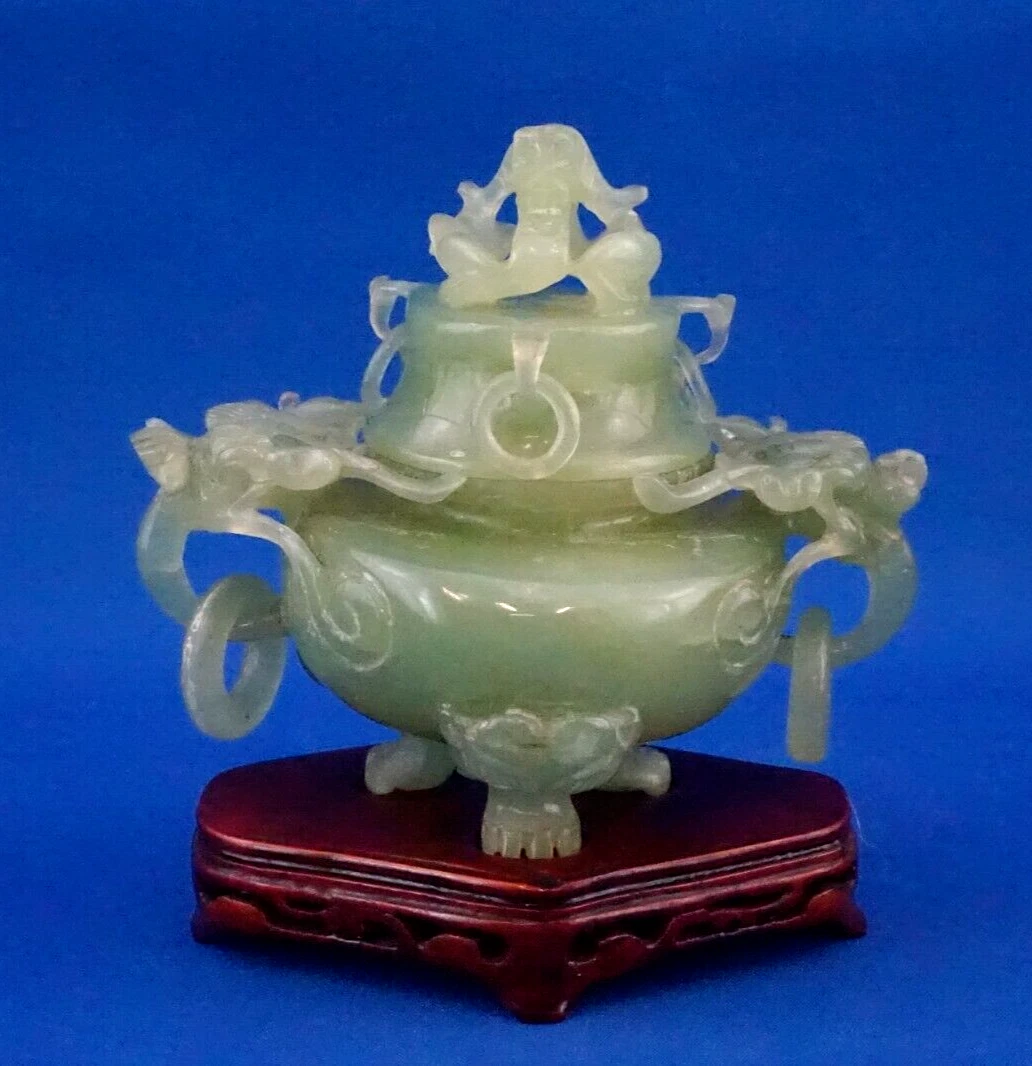 Green Jade Antique Chinese Vases 1900-1940 | eBay