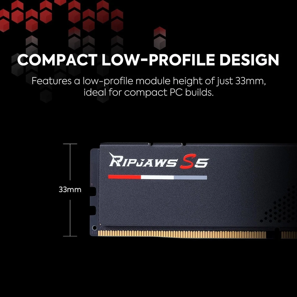 G.Skill Ripjaws S5 Intel XMP 3.0 DDR5 RAM 64GB 2x32GB 6000 CL36 Desktop Memory - Image 3 of 4