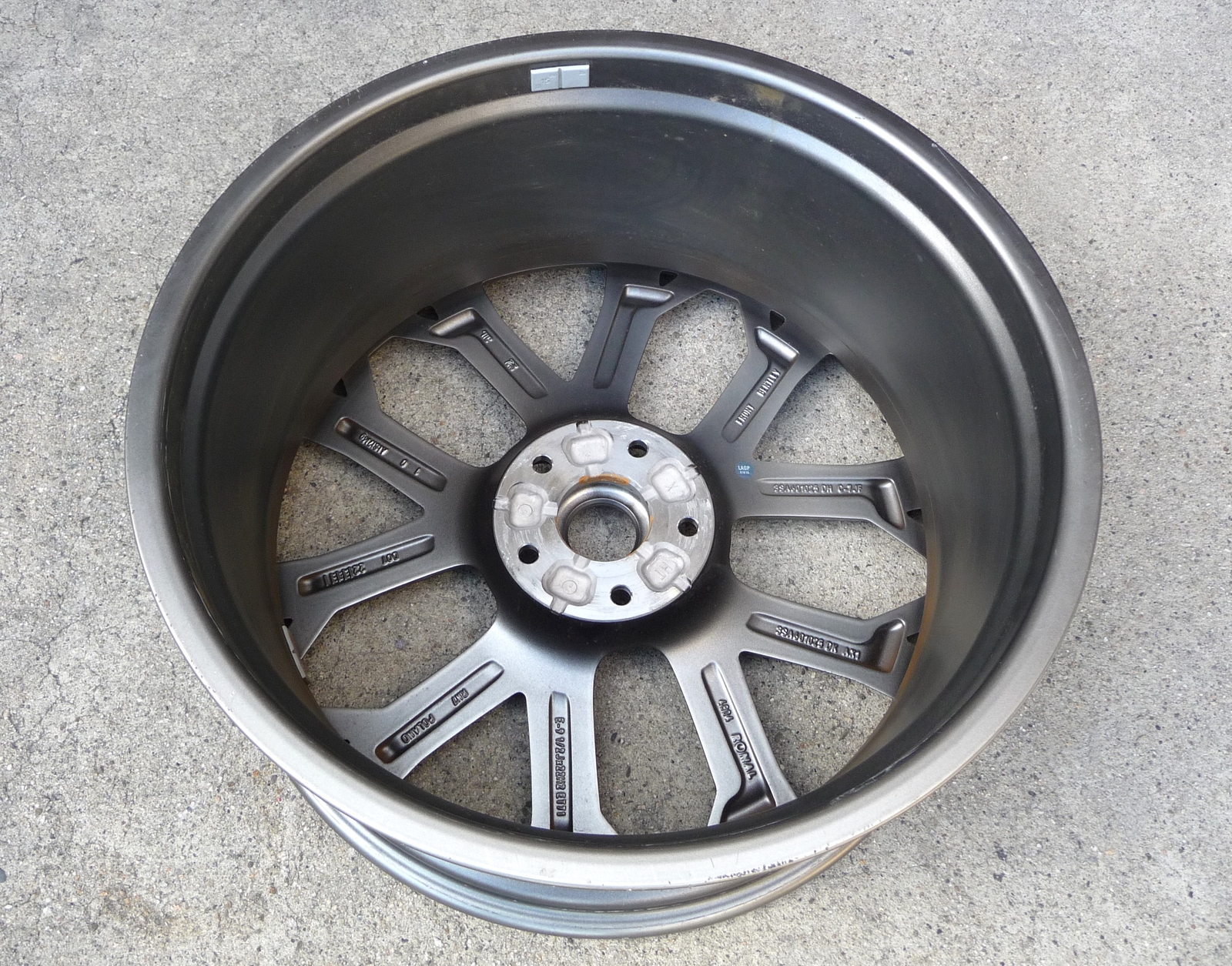 2019-2023 Bentley Continental GTC GT 9.5"X22" Rim 10 Spoke Sports 3SA601025D OEM