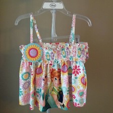 Disney Pixar Girls FROZEN Elsa  Anna SWIMSUIT 9-10 NEW Smocked 2pc NWT 9/10
