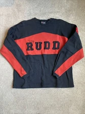 Vintage Ricky Rudd Sweatshirt By Chase Authentics NASCAR. Red/Black. Size M