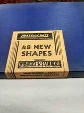 C&E MARSHALL  WATCH CRAFT CO MOULDED CRYSTALS  1954