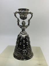 Taza nupcial de boda de plata esterlina antigua rara
