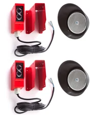 (2) Photo Safety Beam For Sensor, Gates, Garage Doors, Safety Indoor/Outdoor