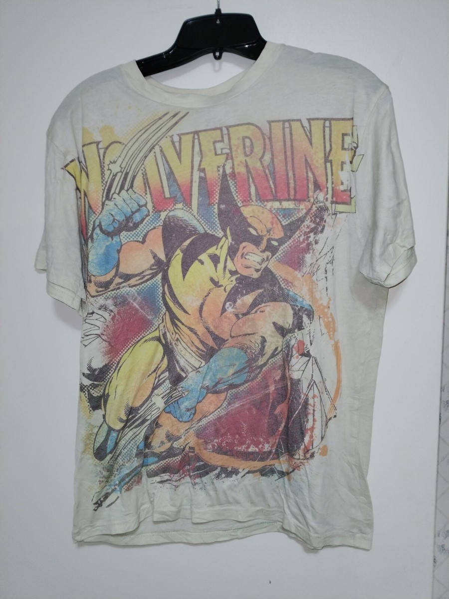 Marvel Comics X-Men Wolverine All Over Front Print '09 T-shirt