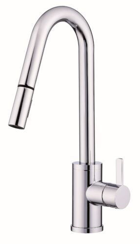 Gerber D457230 Amalfi 1.75 GPM 1 Hole Pull Down Kitchen Faucet - Chrome