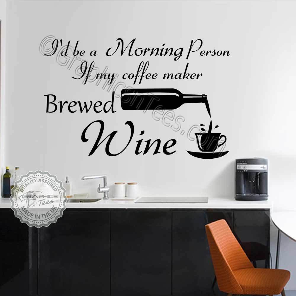 VWAQ I Love to Cook with Wine Wall Decal Sign - Funny Kitchen Quotes Decor,  1 - Kroger