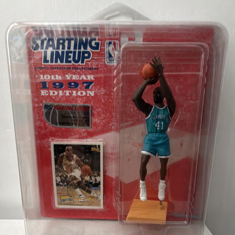 Starting Lineup Glen Rice NBA Figure w/ Trading Card 1997 Convention Exclusive
