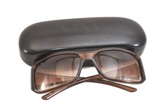 Authentic GUCCI Sunglasses GG 2550/S Plastic Brown Clear 5046N