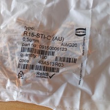 100pcs HARTING 09150006123 Brand New Male Crimp Pin