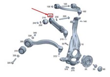 MERCEDES-BENZ GLC X254 Querlenker vorne links unten A2543300001 NEU ORIGINAL