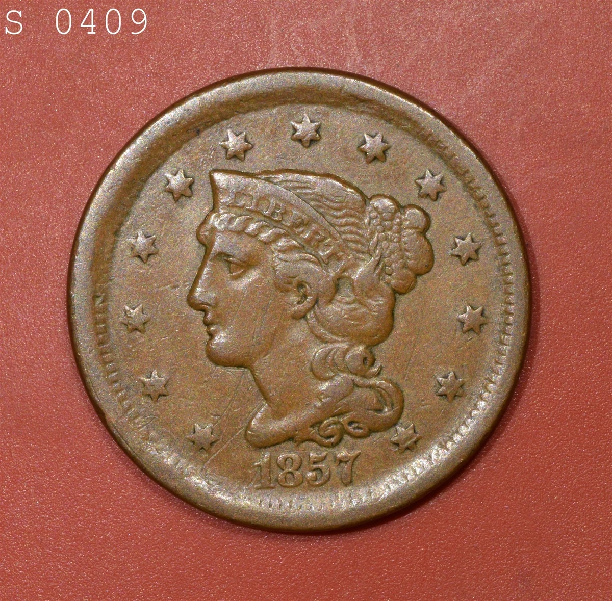 1857 Year Braided Hair Large Cents (1839-1857) for sale | eBay