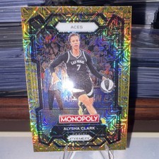 Panini Prizm Monopoly WNBA 2024 Alysha Clark #7 Las Vegas Aces Basketball Card