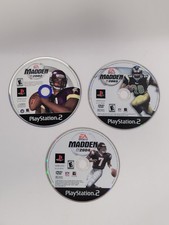 3 Lot Of Madden NFL PS2 Games (Sony PlayStation 2) 2002, 2003, & 2004 DISCS ONLY