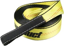 Recovery Tow Strap 2in X 20ft Heavy Duty 20000 Lbs Break 2x20apos Yellow