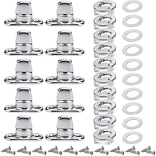 Gisafai 10 Sets Canvas Twist Lock Fasteners, Turn Button Fasteners, Eyelet 
