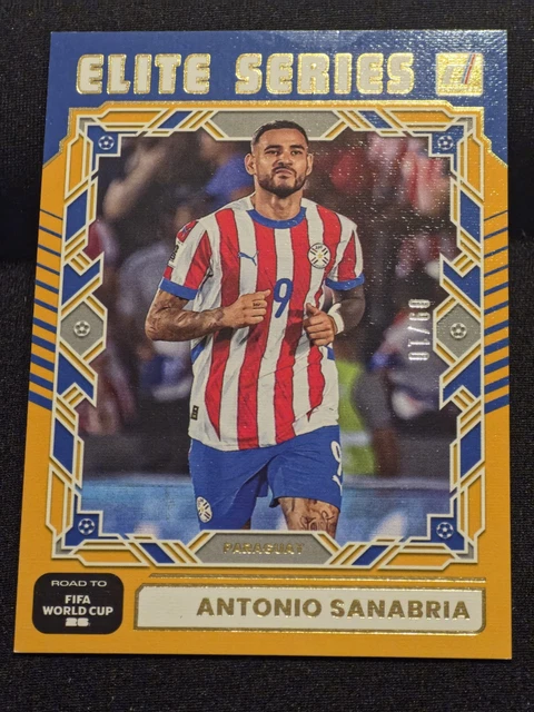 2025-26 Panini Donruss Road to World Cup Antonio Sanabria Elite Series Gold /10