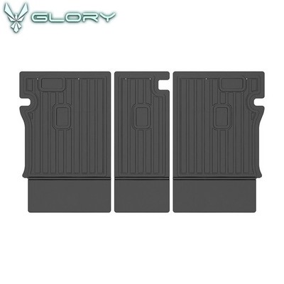 Fits 25-26 Audi Q6 & SQ6 e-tron Waterproof Rear Seat Back Backrest Liner Mat TPE