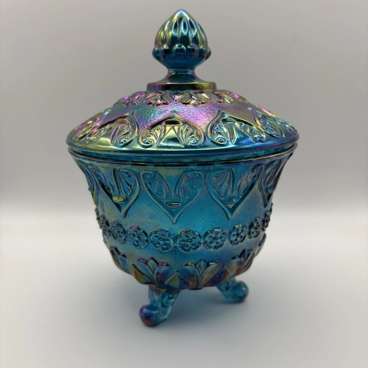 fenton carnival glass candy dish products for sale | eBay